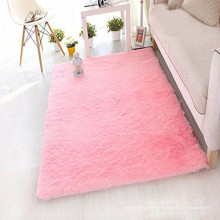 rosa Kunstseide Läufer Teppich Dekor für das Wohnzimmer